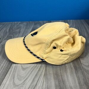 Nike Golf Aerobill Classic 99 Rope Golf Hat Mens Yellow Dri-Fit Adjustable Strap